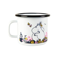 Muurla Enamel Moomin Mug Hug in White 2.5DL