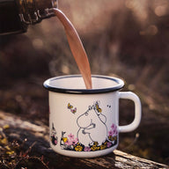 Muurla Enamel Moomin Mug Hug in White 2.5DL