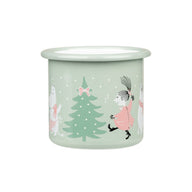 Muurla Moomin Enamel Mug Festive Spirits Green 2.5DL