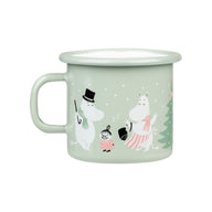 Muurla Moomin Enamel Mug Festive Spirits Green 2.5DL