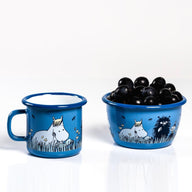 Muurla Enamel Moomin Mug Friends in Blue 2.5DL