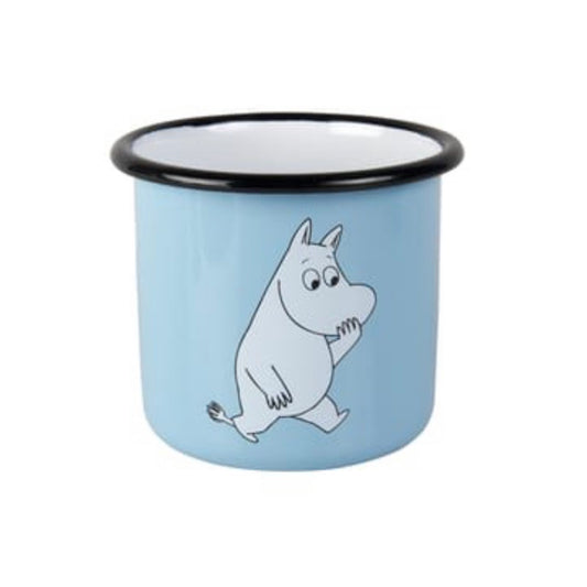 Muurla Enamel Moomin Mug Retro in Light Blue 2.5DL