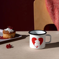 Muurla Enamel Moomin Mug Heart 3.7DL