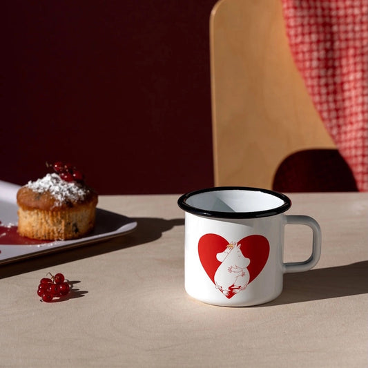 Muurla Enamel Moomin Mug Heart 3.7DL
