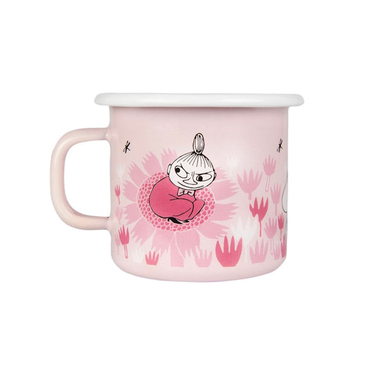 Muurla Enamel Moomin Mug In The Garden Girls 2.5DL