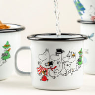 Muurla Enamel Moomin Mug Moominvalley Colours 2.5DL