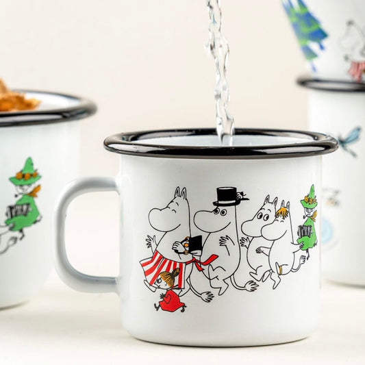 Muurla Enamel Moomin Mug Moominvalley Colours 2.5DL