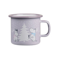 Muurla Enamel Moomin Mug Snowfall Lilac 2.5DL