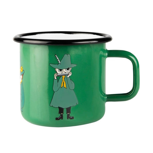 Muurla Enamel Moomin Mug - Snufkin Retro Green 3.7DL