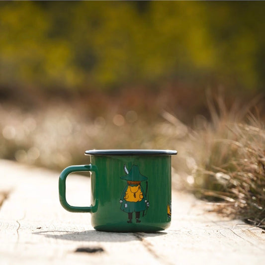 Muurla Enamel Moomin Mug Snufkin Retro Green 3.7DL