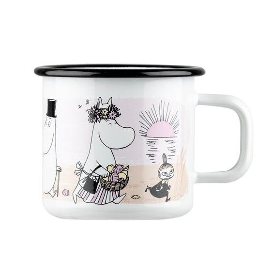 Muurla Enamel Moomin Mug - The Beach 3.7DL