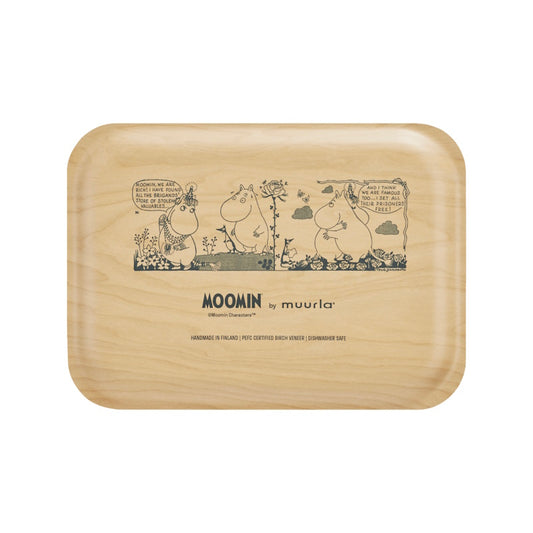 Muurla Moomin Rectangle Tray / Hug - 27-20cm