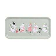 Muurla Moomin Small Rectangle Tray / Festive Spirits 27x13cm