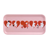 Muurla Moomin Small Rectangle Tray Heart 27x13cm
