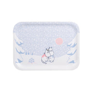 Muurla Moomin Rectangle Tray Let It Snow 27-20cm