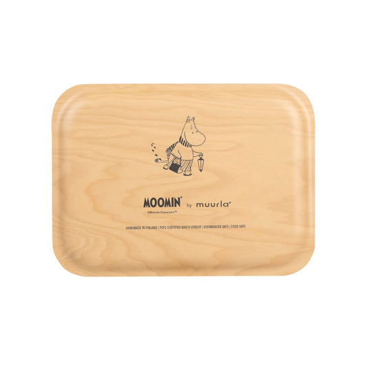 Muurla Moomin Rectangle Tray / Let It Snow - 27-20cm