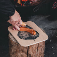 Muurla Chop and Serve Board The Pine Cone The Birch Leaf 