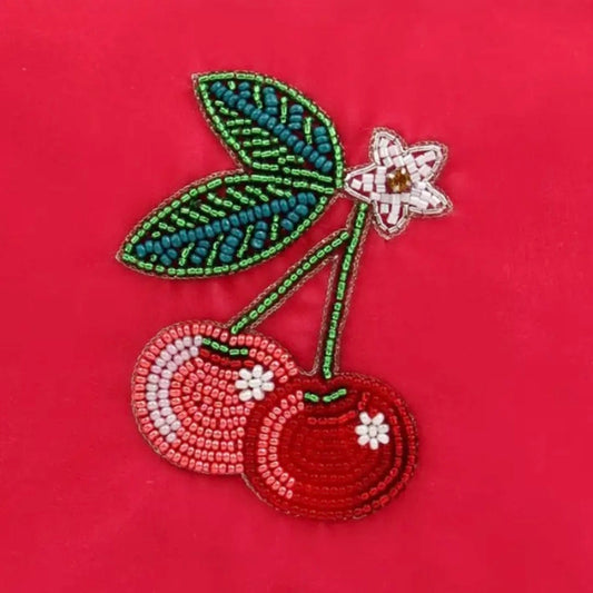 My Doris Summer Cherry Medium Pouch