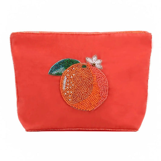 My Doris Summer Orange Medium Pouch