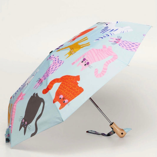 Original Duckhead Ice Arty Cats Eco-Friendly Compact Duck Umbrella