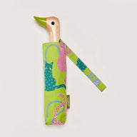 Original Duckhead Lime Arty Cats Eco-Friendly Compact Duck Umbrella