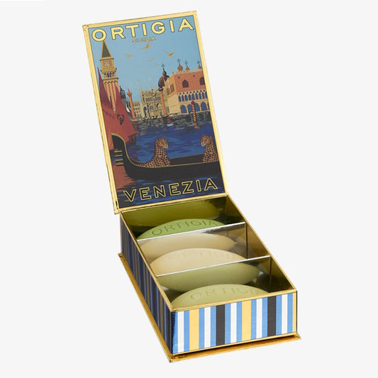 Ortigia Venezia City Box of 3 Soaps