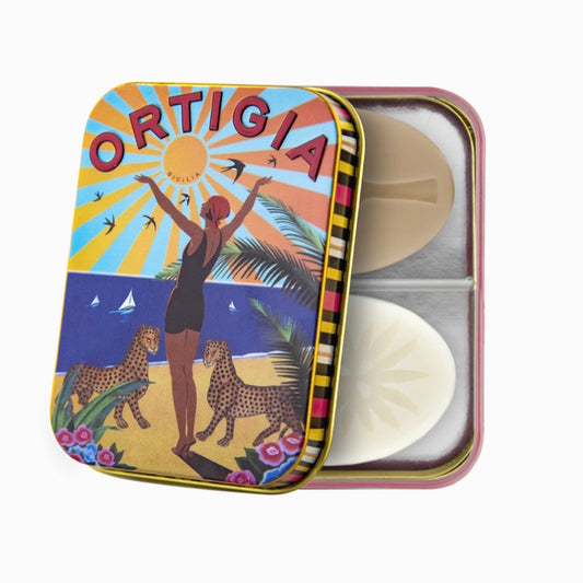 Ortigia City Tin Ortigia Soap 25g X 2