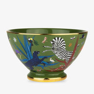 Ortigia Jungle Ceramic Bowl in Green