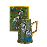 Ortigia Jungle Ceramic Jug Green