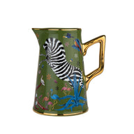 Ortigia Jungle Ceramic Jug Green