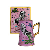 Ortigia Jungle Ceramic Jug Pink