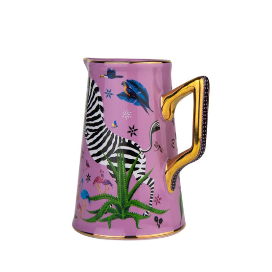 Ortigia Jungle Ceramic Jug Pink