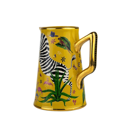 Ortigia Jungle Ceramic Jug Sahara Yellow