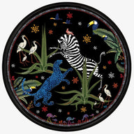 Ortigia Jungle Round Grandissimo Tray Black Diameter 55cm