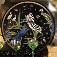 Ortigia Jungle Round Grandissimo Tray Black Diameter 55cm