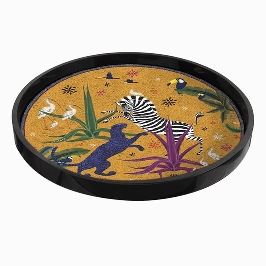 Ortigia Jungle Round Sahara Tray Diameter 40cm