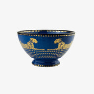 Ortigia Small Blue Gattopardo Spotty Ceramic Bowl