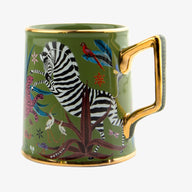 Ortigia Tazza Ceramic Mug in Green