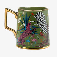 Ortigia Tazza Ceramic Mug in Green