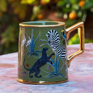 Ortigia Tazza Ceramic Mug in Green