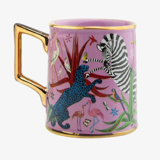 Ortigia Tazza Ceramic Mug in Pink