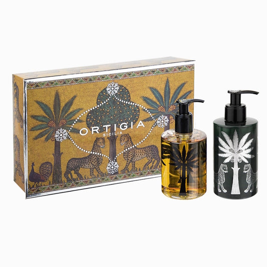 Ortigia Zagara Liquid Soap and Body Cream Box