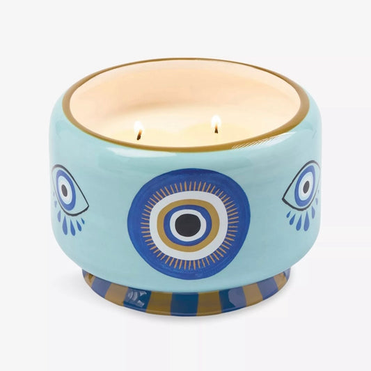 Paddywax A Dopo 24oz./680g Ceramic 4 Wick Scented Candle / Eye - Incense & Smoke