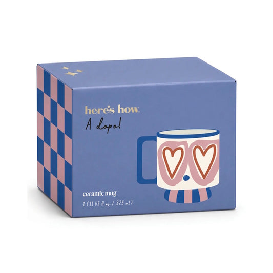 Paddywax A Dopo Ceramic Mug Heart