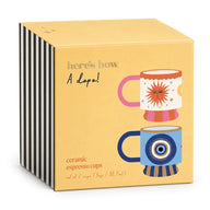 Paddywax A Dopo Espresso Cups Set of 2 Eye and Sun