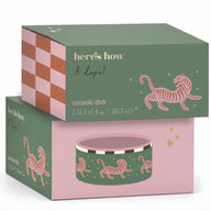 Paddywax A Dopo Round Ceramic Dish Tiger