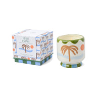 Paddywax A Dopo 8 oz./226g Ceramic Scented Candle Palm Tree Lush Palms