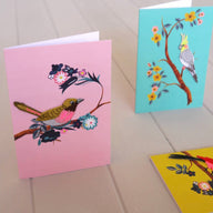 Petra Boase Embroidered Iron On Patch Bird Cards