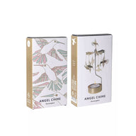 Pluto Design Rotary Candle Holder Hummingbird Gold H16cm X D6.5cm