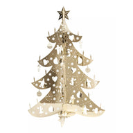 Pluto Design Xmas Tree in Gold